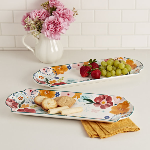 Dolly Parton Kitchen Paisley Floral Serving Trays Wayfair